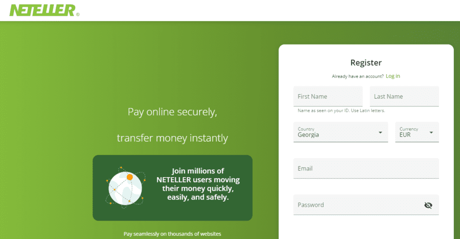 neteller registration